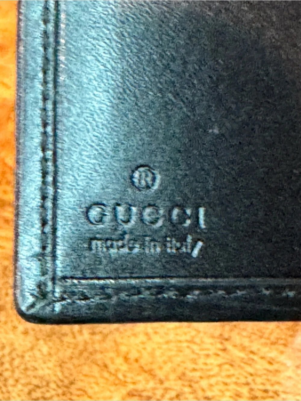 Gucci canvas passport holder /notebook cover
